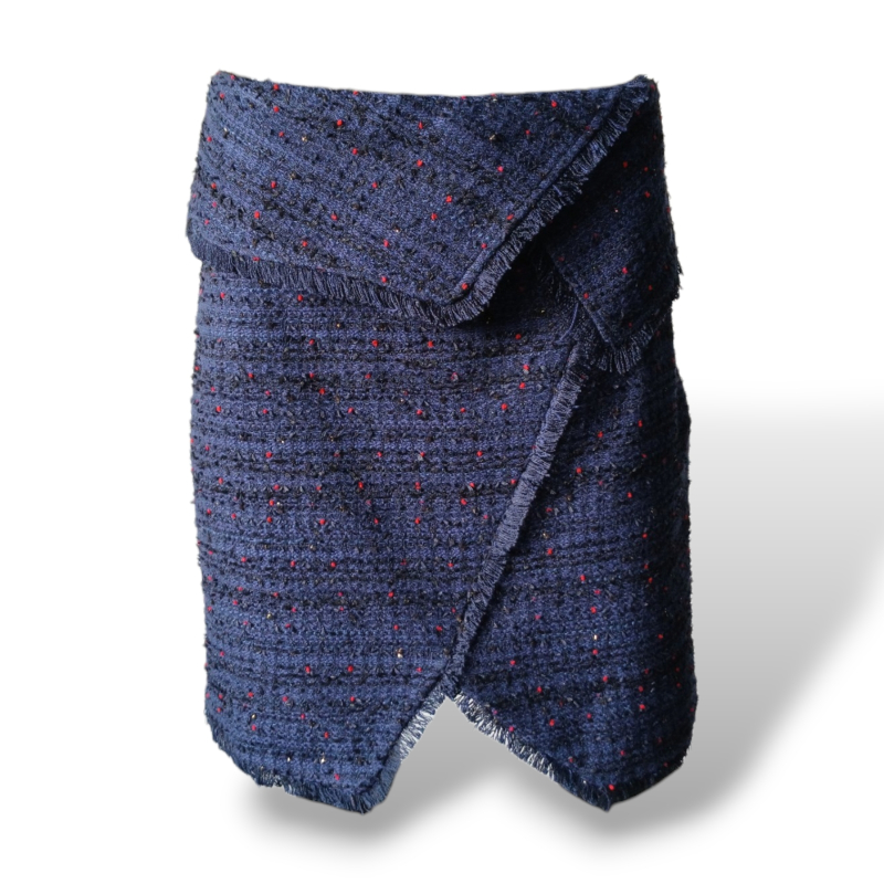 Saia Cruise Tweed Azul Marinho - 40 