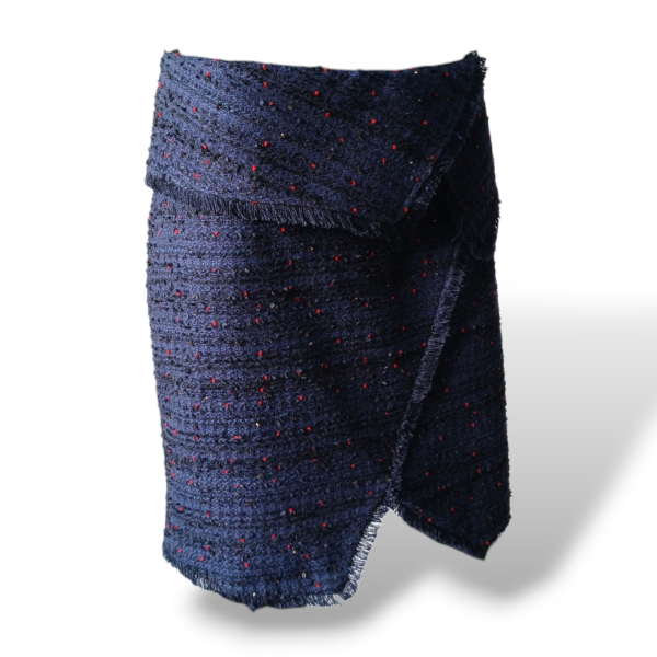 Saia Cruise Tweed Azul Marinho - 40 
