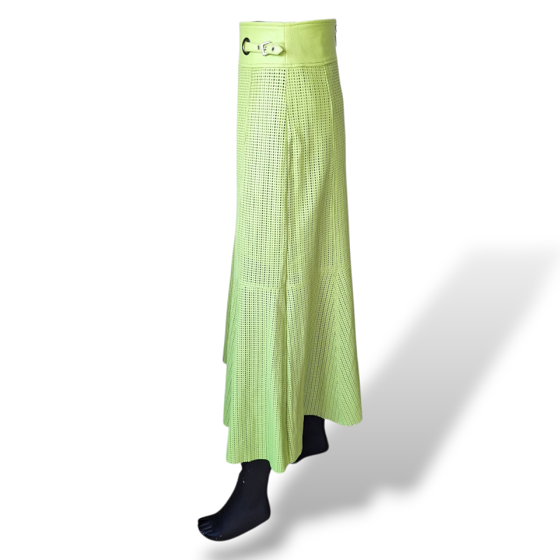Saia Cruise Couro Verde Limão-40