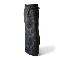 Saia De Goeye Estampada Preta-36