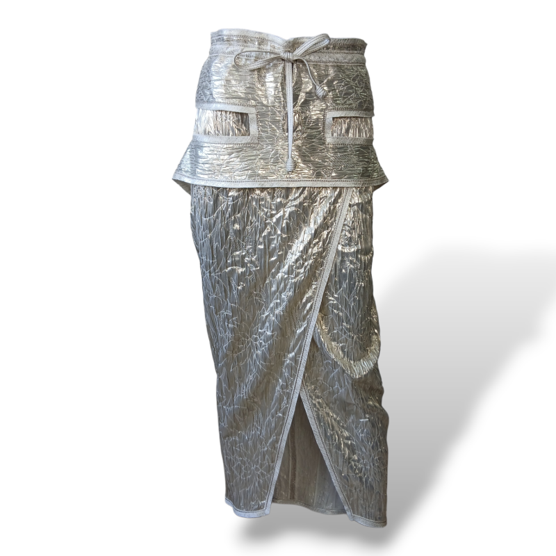 Saia De Goeye Metalizada Dourada - 38