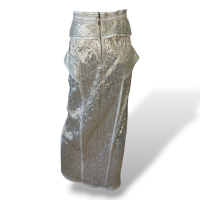 Saia De Goeye Metalizada Dourada - 38