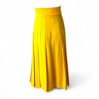 Saia Fendi Plissada Amarela - 38 