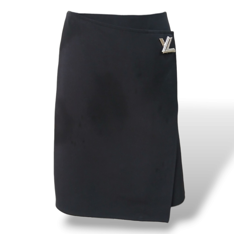 Saia Louis Vuitton Twist Preta - 40 