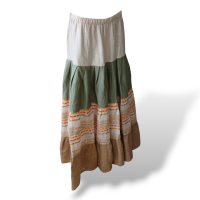 Saia Natural Rough Linho - 36/38