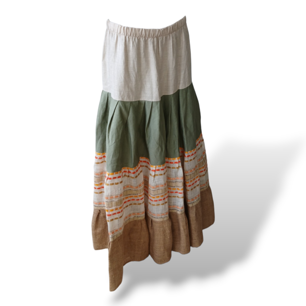 Saia Natural Rough Linho - 36/38