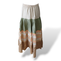 Saia Natural Rough Linho - 36/38