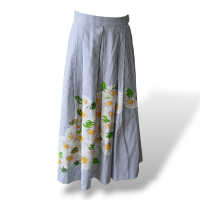 Saia Isolda Listrada Margaridas - 38 