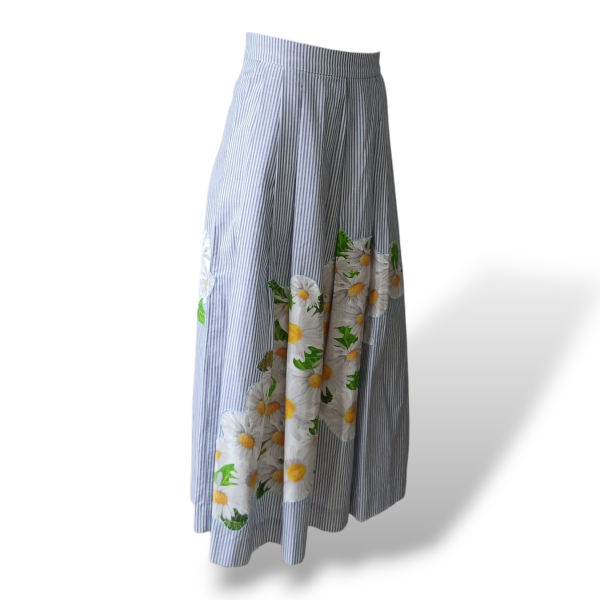 Saia Isolda Listrada Margaridas - 38 