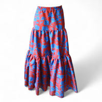 Saia La Double J Estampada em Tafetá - P 