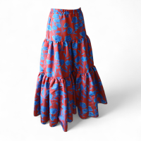 Saia La Double J Estampada em Tafetá - P 