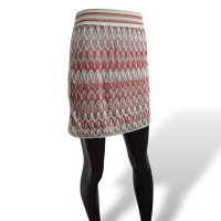 Saia Missoni Verde com Vermelho - 42