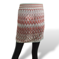 Saia Missoni Verde com Vermelho - 42