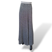 Saia Missoni Lurex Prata com Elástico Cintura - 34
