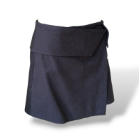 Mini Saia Talie NK Tecido Azul Marinho - 40 Mini Saia Talie NK Tecido Azul Marinho - 40