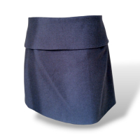 Mini Saia Talie NK Tecido Azul Marinho - 40 Mini Saia Talie NK Tecido Azul Marinho - 40