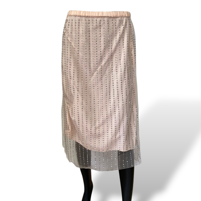 Saia NK Store em Tule com Tachas e Hot Pants-44 Saia NK Store em Tule com Tachas e Hot Pants-44