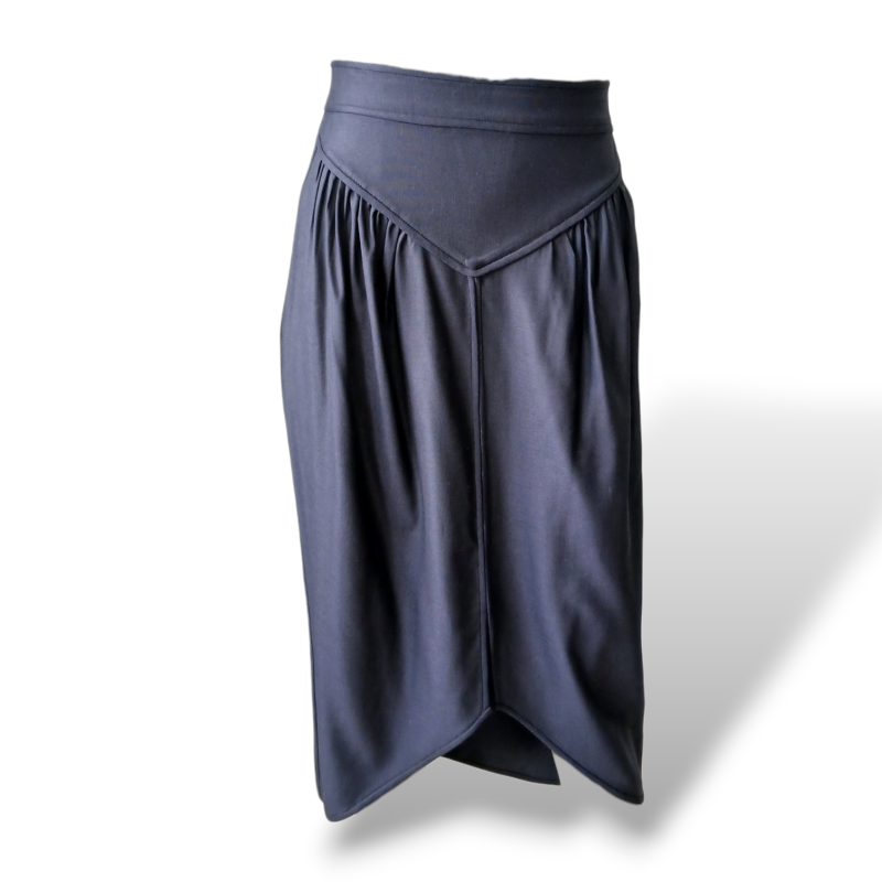 Saia Paula Raia Azul Marinho - 36 