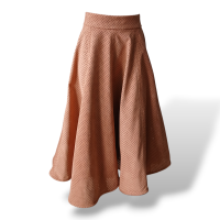 Saia Paula Raia Estrelinhas Terracota - 38