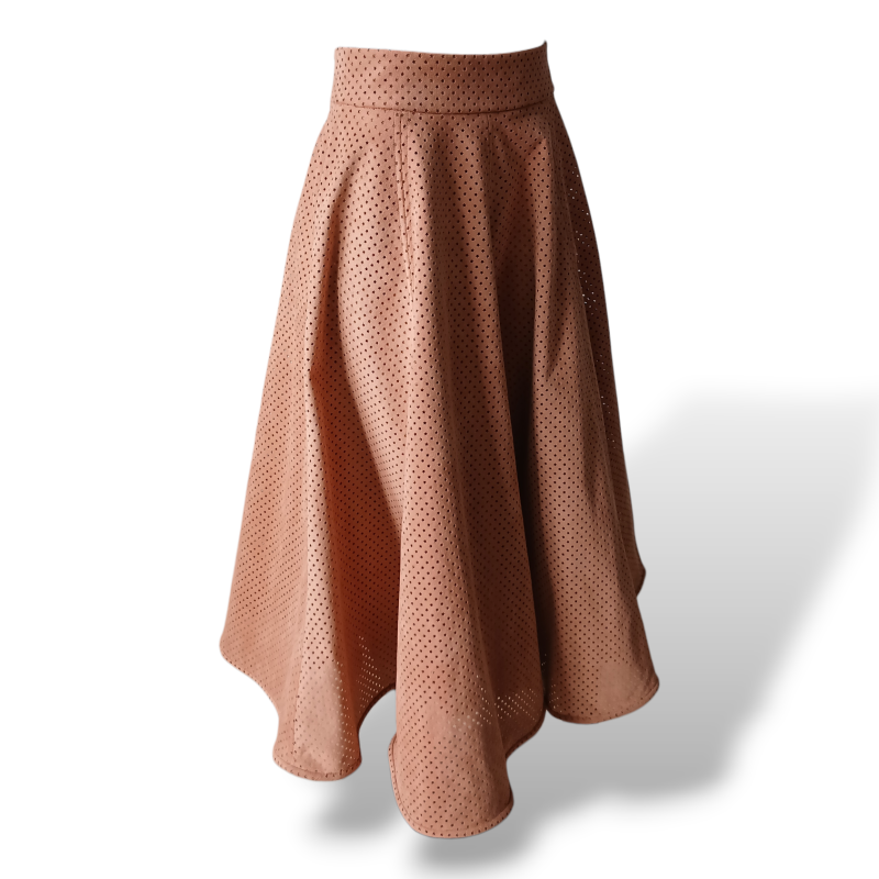 Saia Paula Raia Estrelinhas Terracota - 38