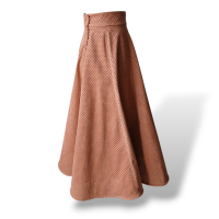 Saia Paula Raia Estrelinhas Terracota - 38