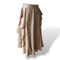 Saia Paula Raia Bege - 36 