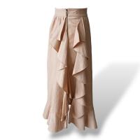 Saia Paula Raia Bege - 36 