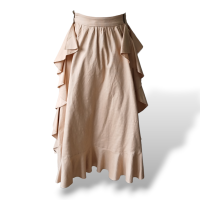 Saia Paula Raia Bege - 36 