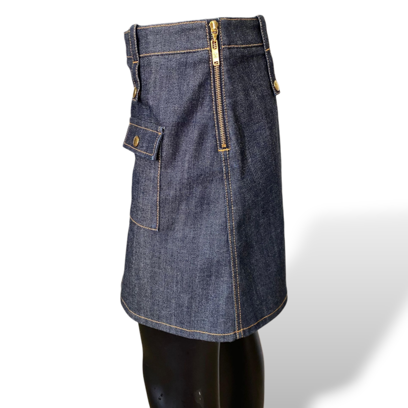 Mini Saia Louis Vuitton Jeans-38