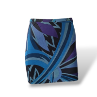 Mini Saia Emilio Pucci Azul - 36