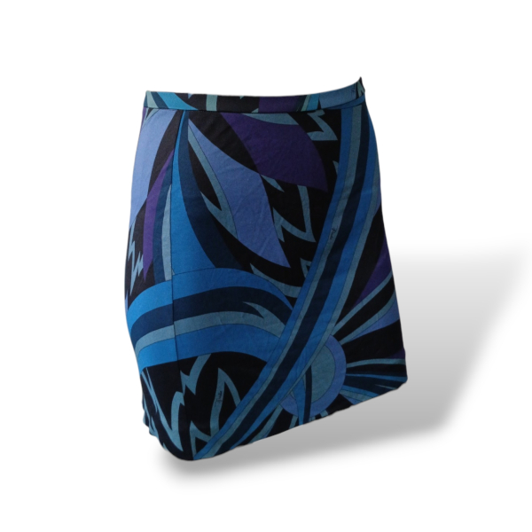 Mini Saia Emilio Pucci Azul - 36