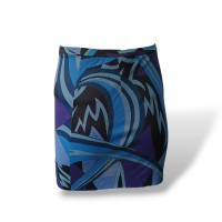 Mini Saia Emilio Pucci Azul - 36