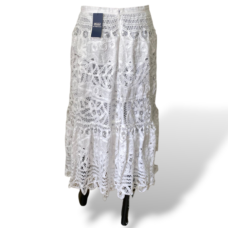 Saia Polo Ralph Lauren Renda Branca-40