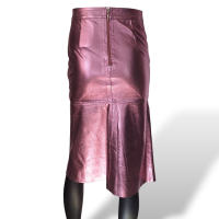 Saia Renatta Gomes Metalizada Rosa-PP