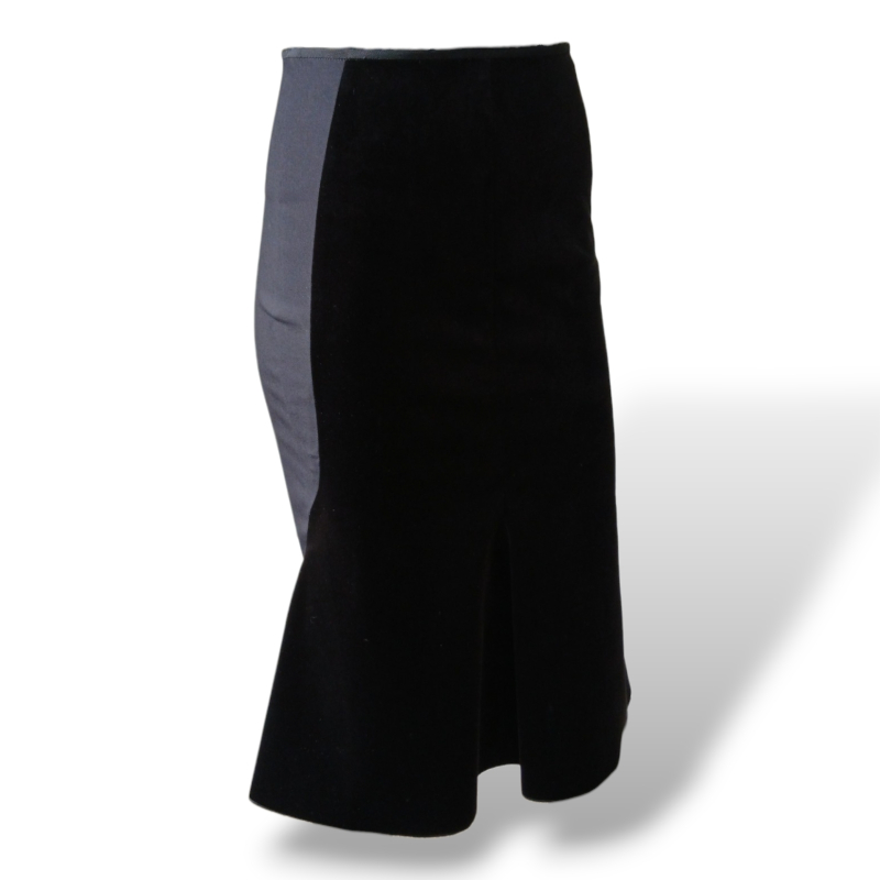 Saia Stella McCartney Veludo Preta - 36