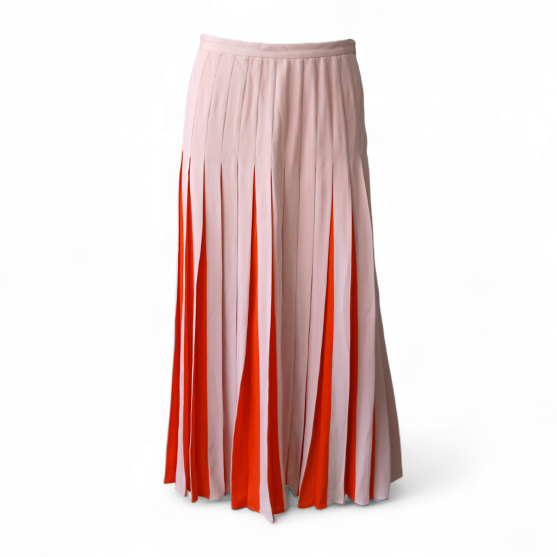 Saia Valentino Plissada Bicolor - 38 