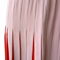 Saia Valentino Plissada Bicolor - 38 