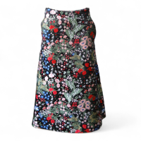 Saia Valentino Tecido Estampado - 36 