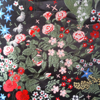 Saia Valentino Tecido Estampado - 36 