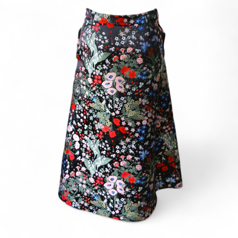 Saia Valentino Tecido Estampado - 36 