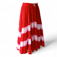 Saia Valentino Plissada Vermelha - P 