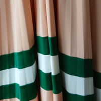 Saia Valentino Plissada Bege - P 