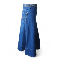 Saia Valentino Tecido Jeans - 38 