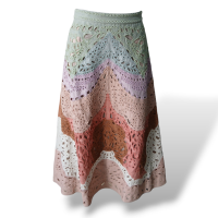 Saia Valentino Colorida Bordada - 38 