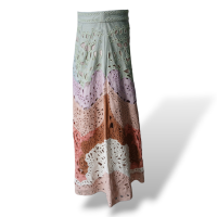 Saia Valentino Colorida Bordada - 38 