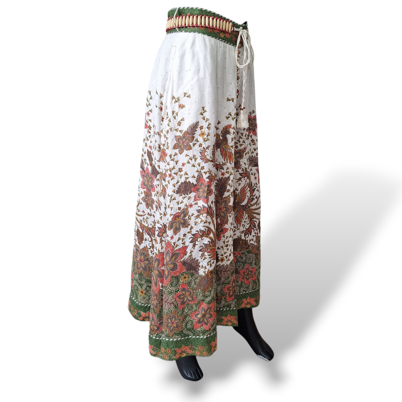 Saia Zimmermann de Linho Estampada com Cinto-42