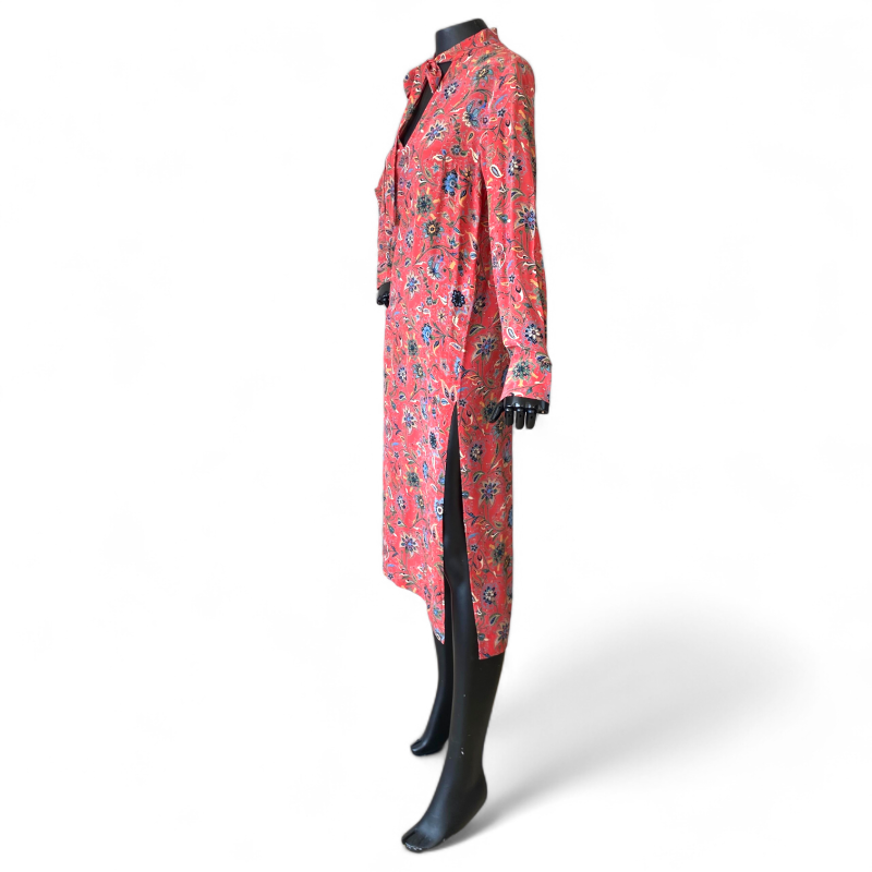 Saída de Praia Sun NKStore Seda Estampada-38