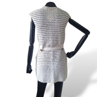 Saida De Praia Tory Burch Croche Branco-P