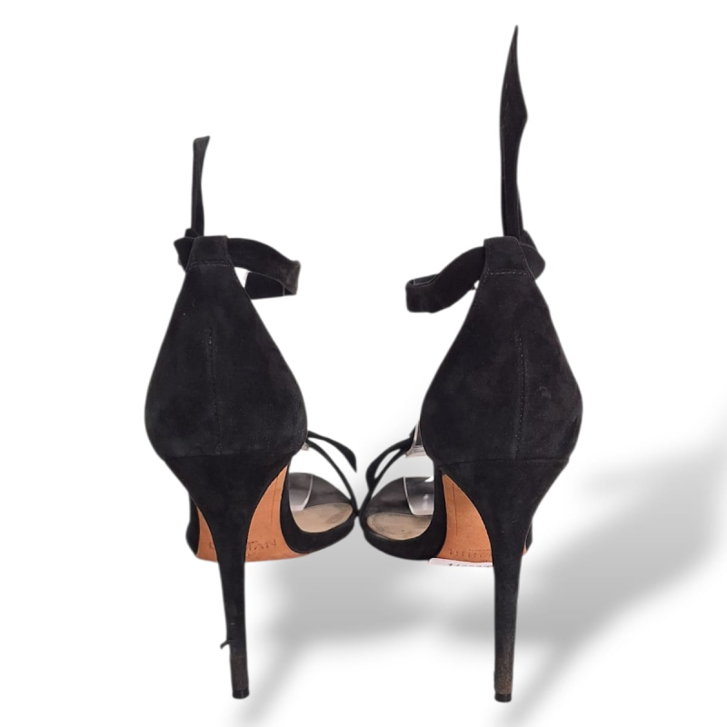 Sandália Alexandre Birman Preta Camurça - 38