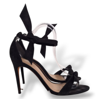 Sandália Alexandre Birman Preta Camurça - 38